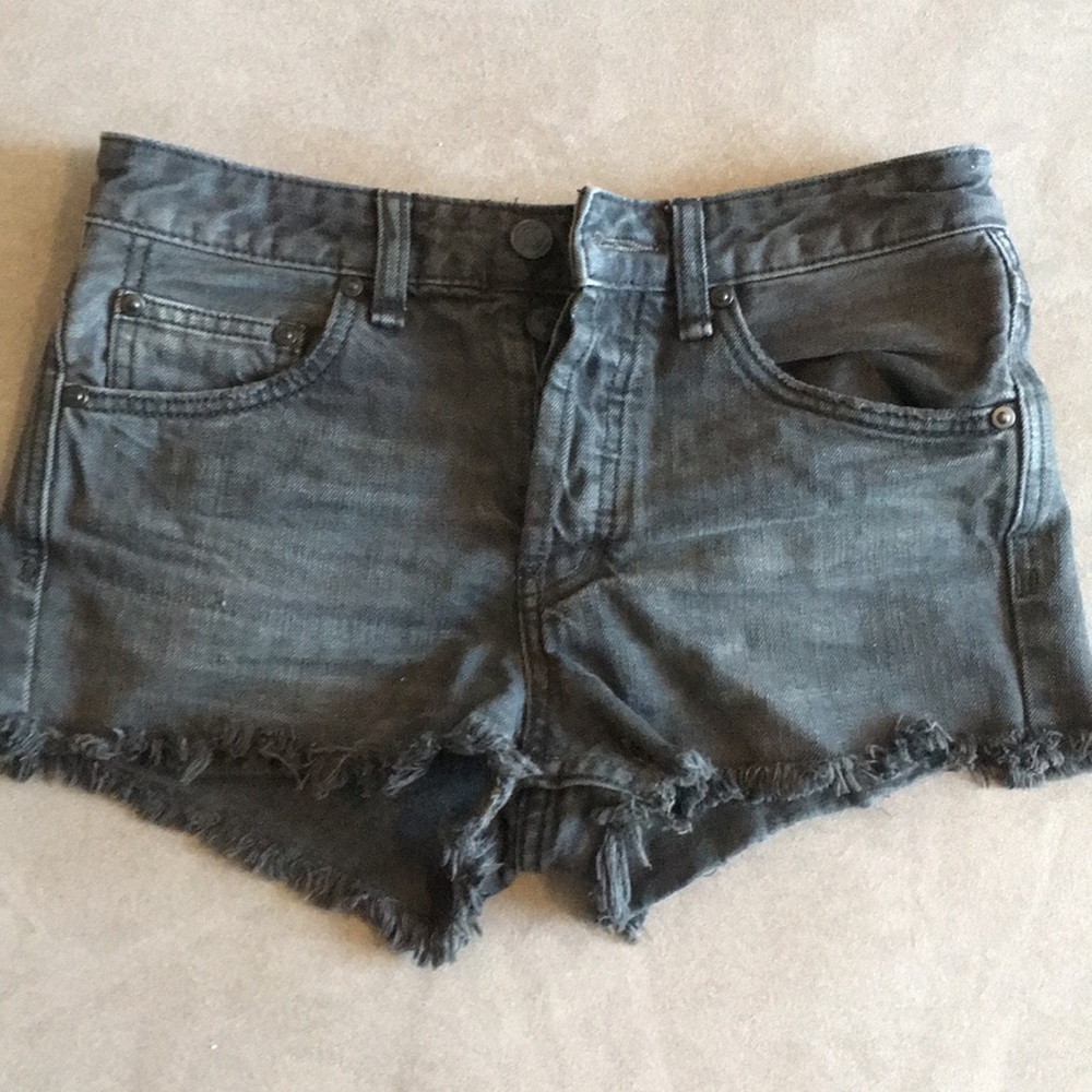 Free People denim shorts